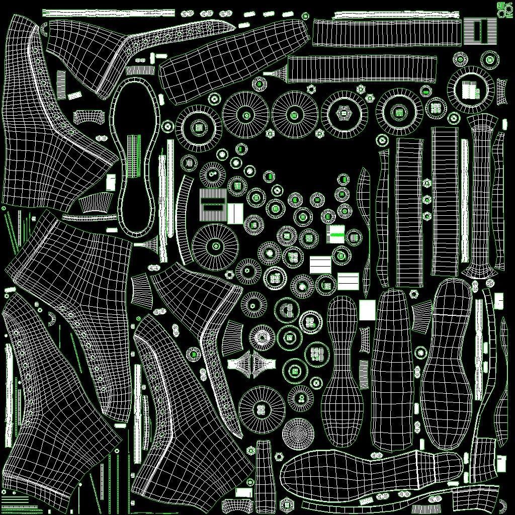 Roller Skates v2 3d model Low-poly 3D model_16