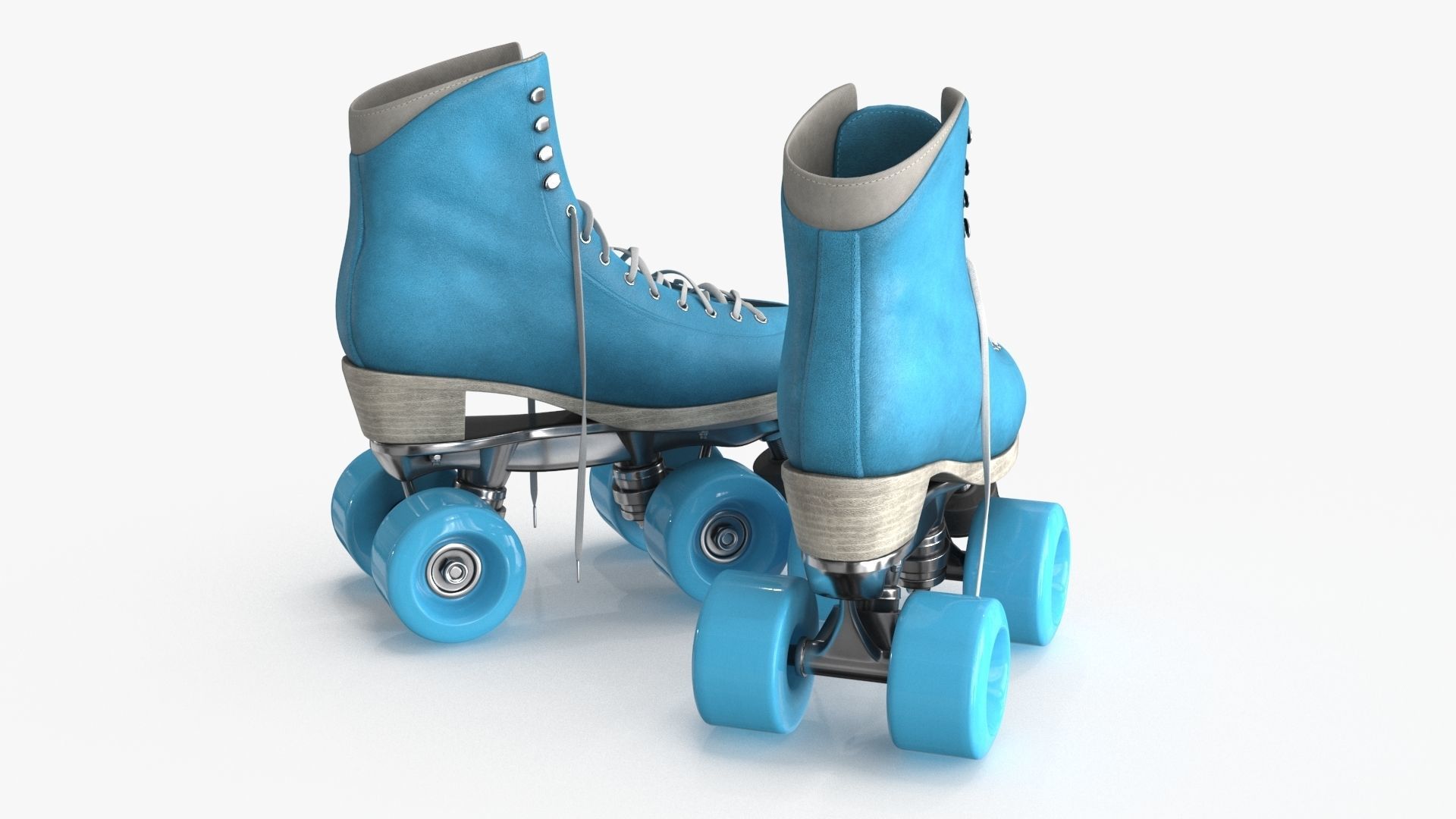 Roller Skates v2 3d model Low-poly 3D model_9