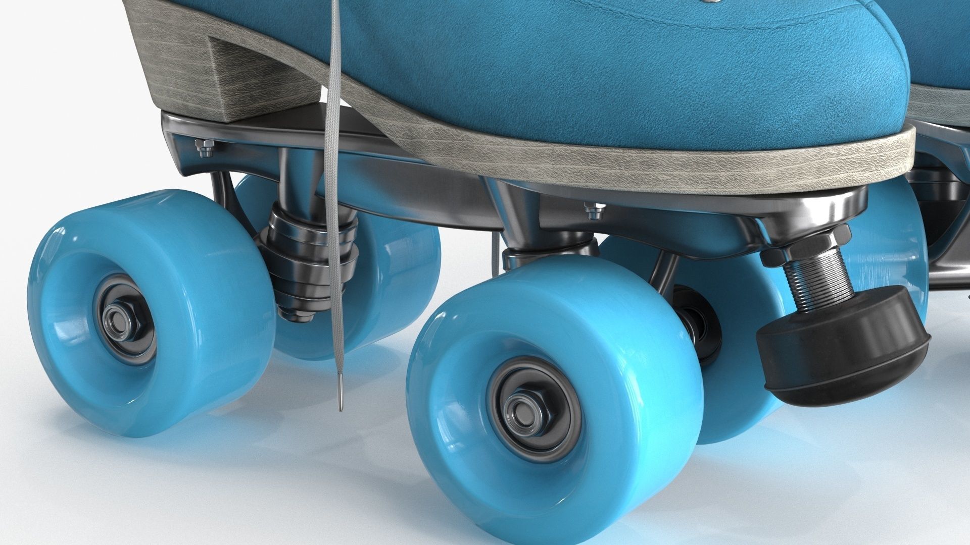 Roller Skates v2 3d model Low-poly 3D model_3