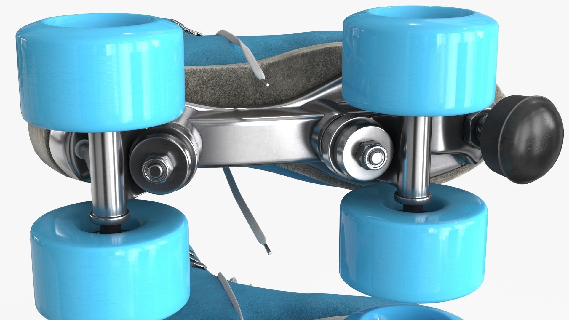 Roller Skates v2 3d model Low-poly 3D model_5