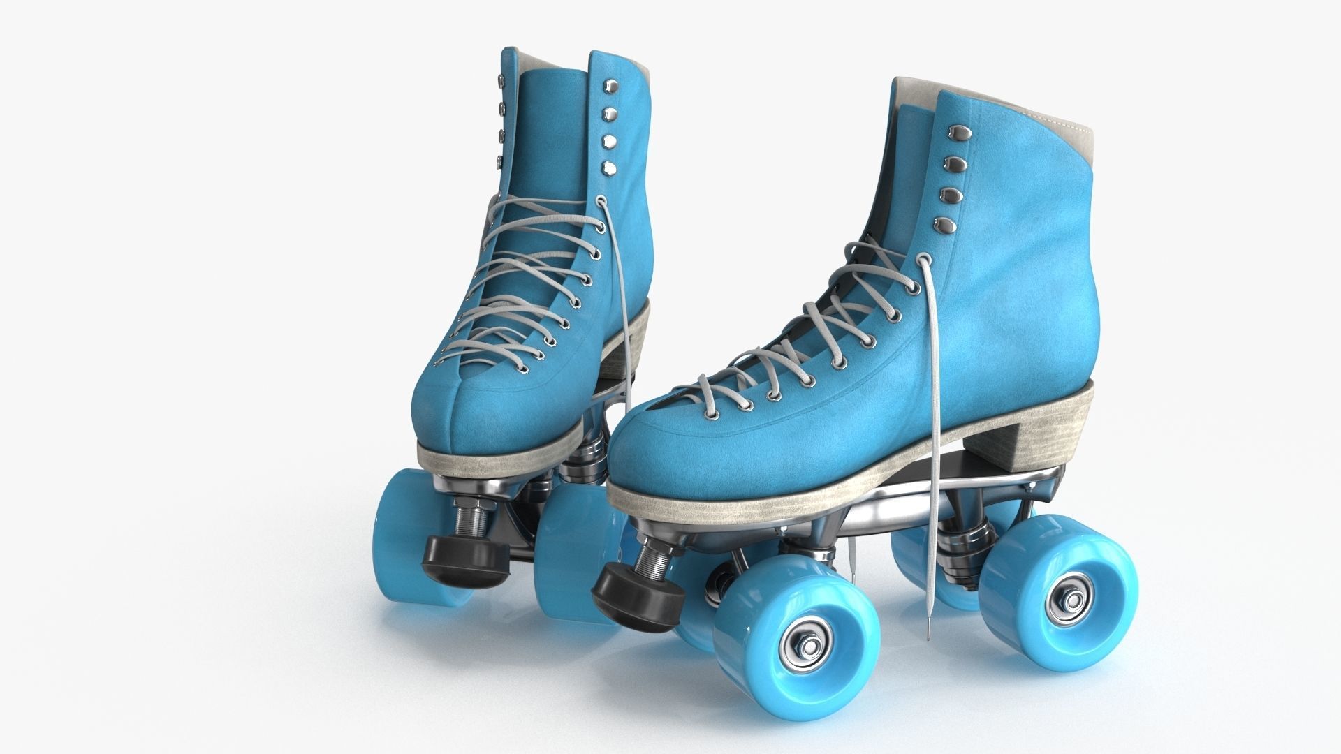 Roller Skates v2 3d model Low-poly 3D model_13