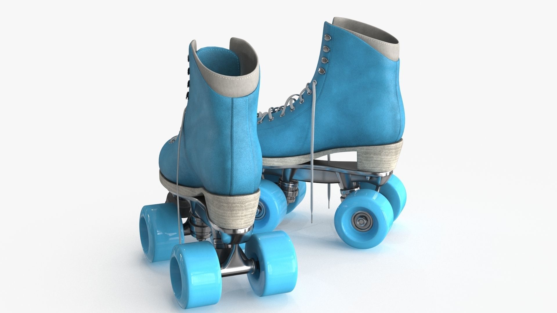 Roller Skates v2 3d model Low-poly 3D model_11