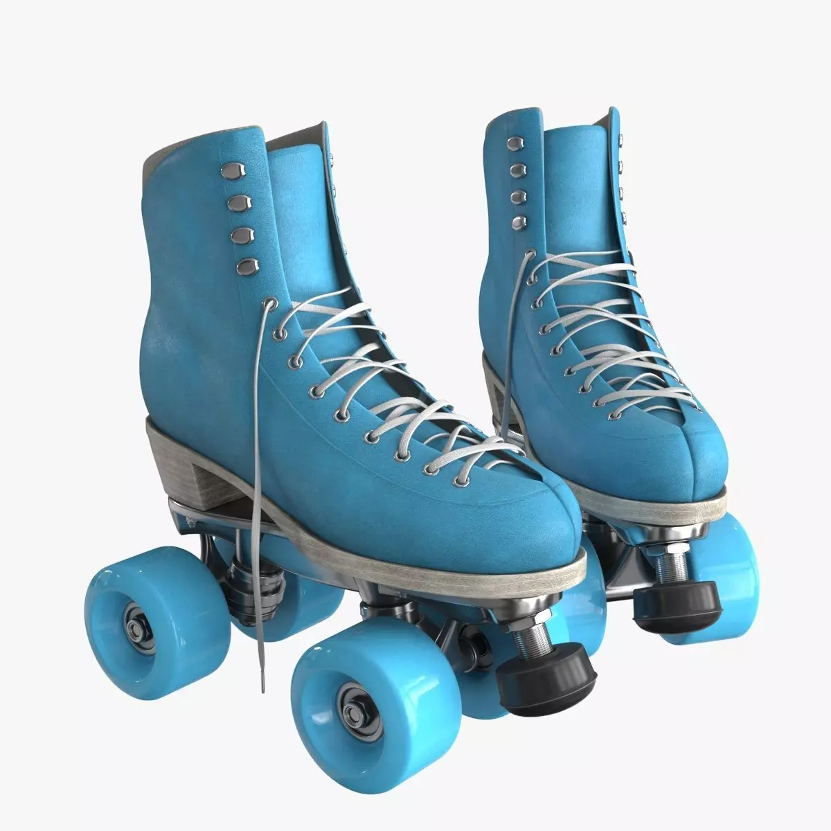 Roller Skates v2 3d model Low-poly 3D model_0