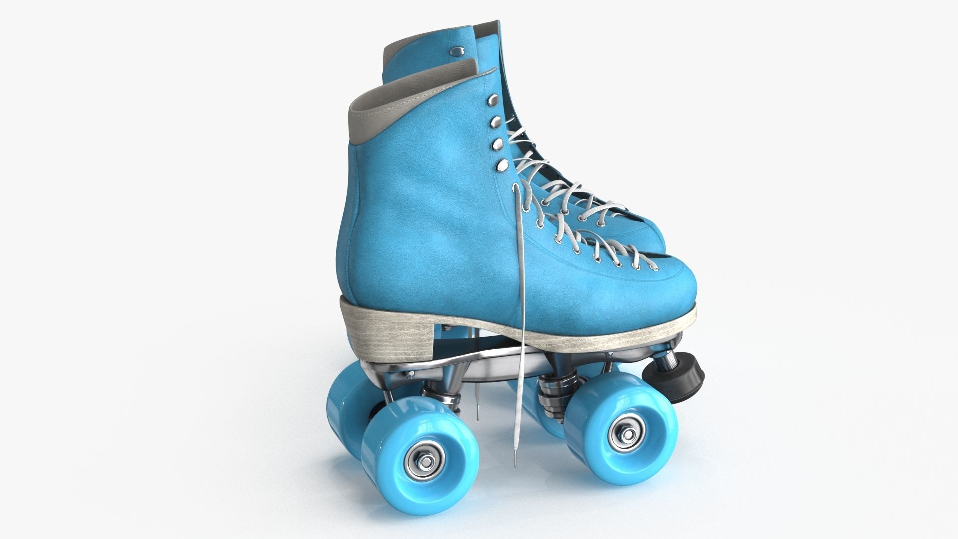 Roller Skates v2 3d model Low-poly 3D model_8