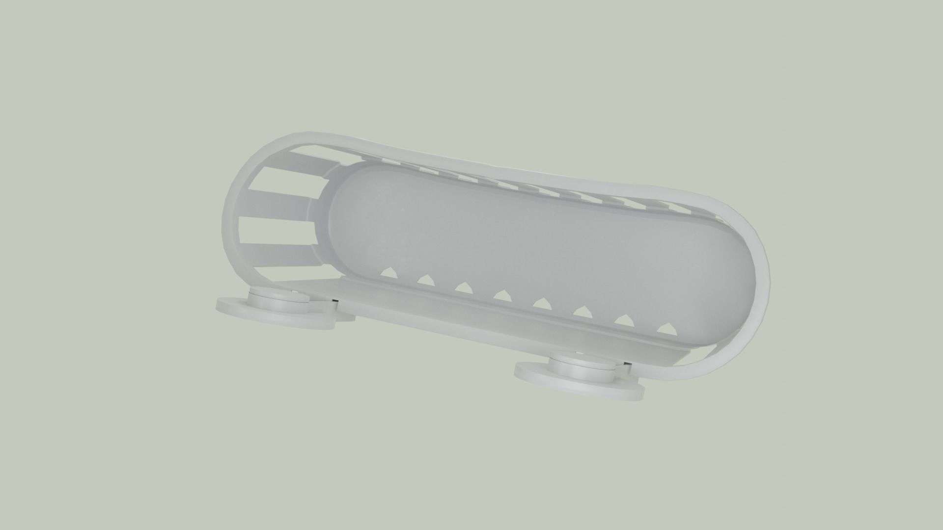 Bath Rack Low-poly 3D model_3