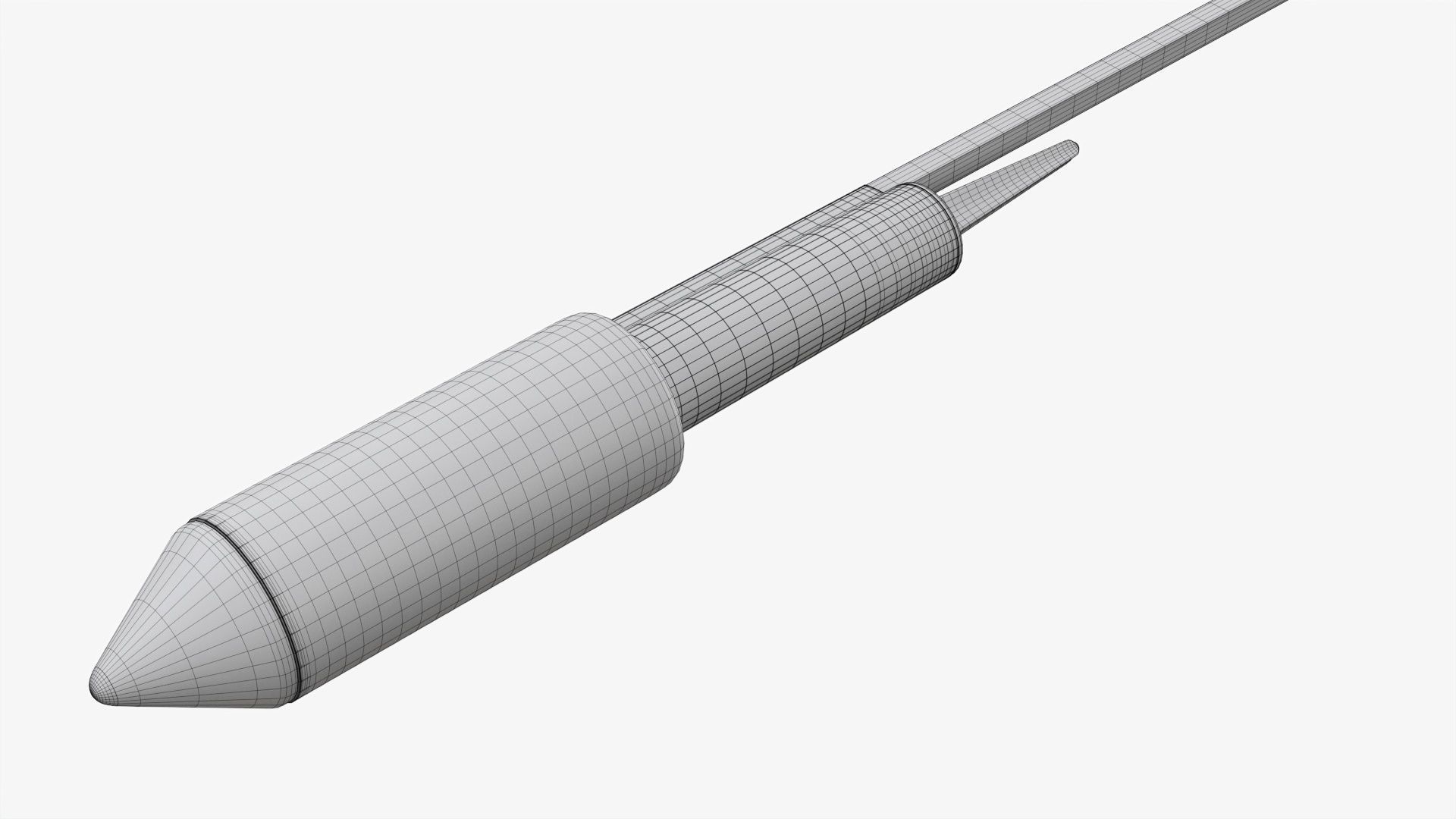 Rocket fireworks 01 3D model_8