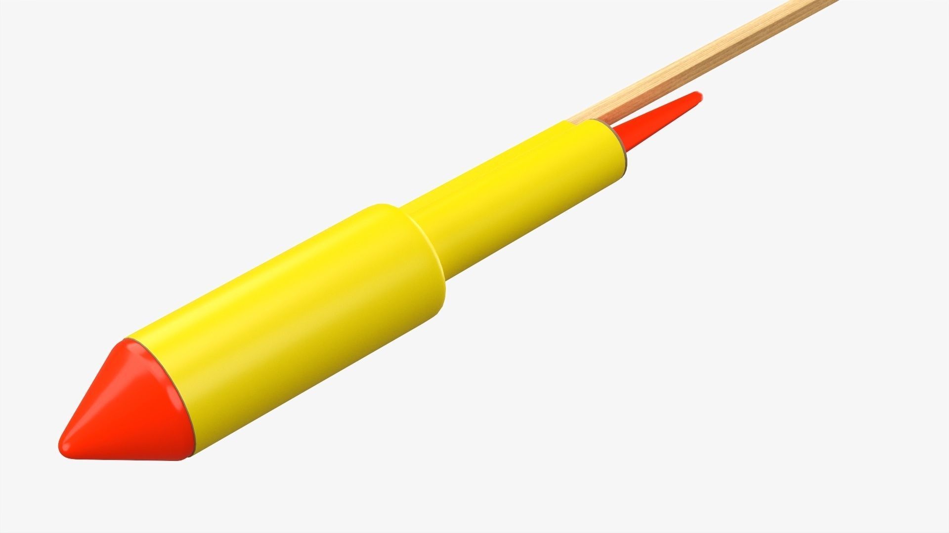 Rocket fireworks 01 3D model_2