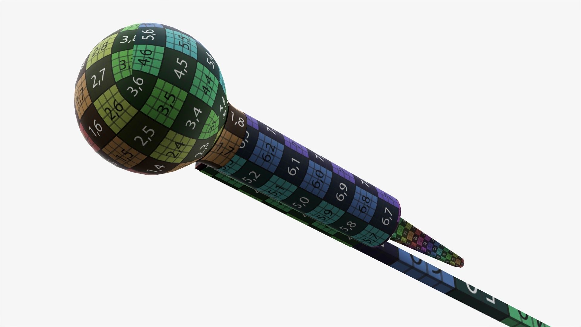 Rocket fireworks 02 3D model_12