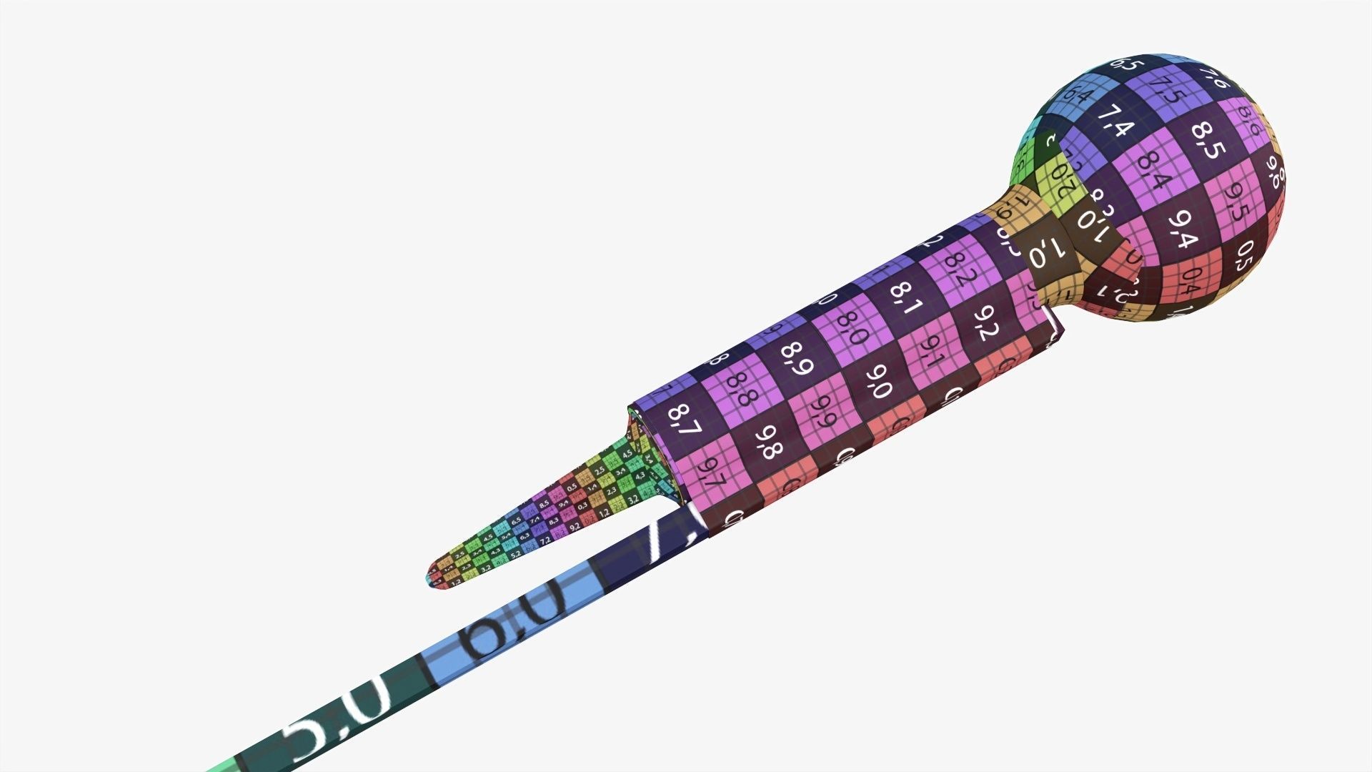 Rocket fireworks 02 3D model_10