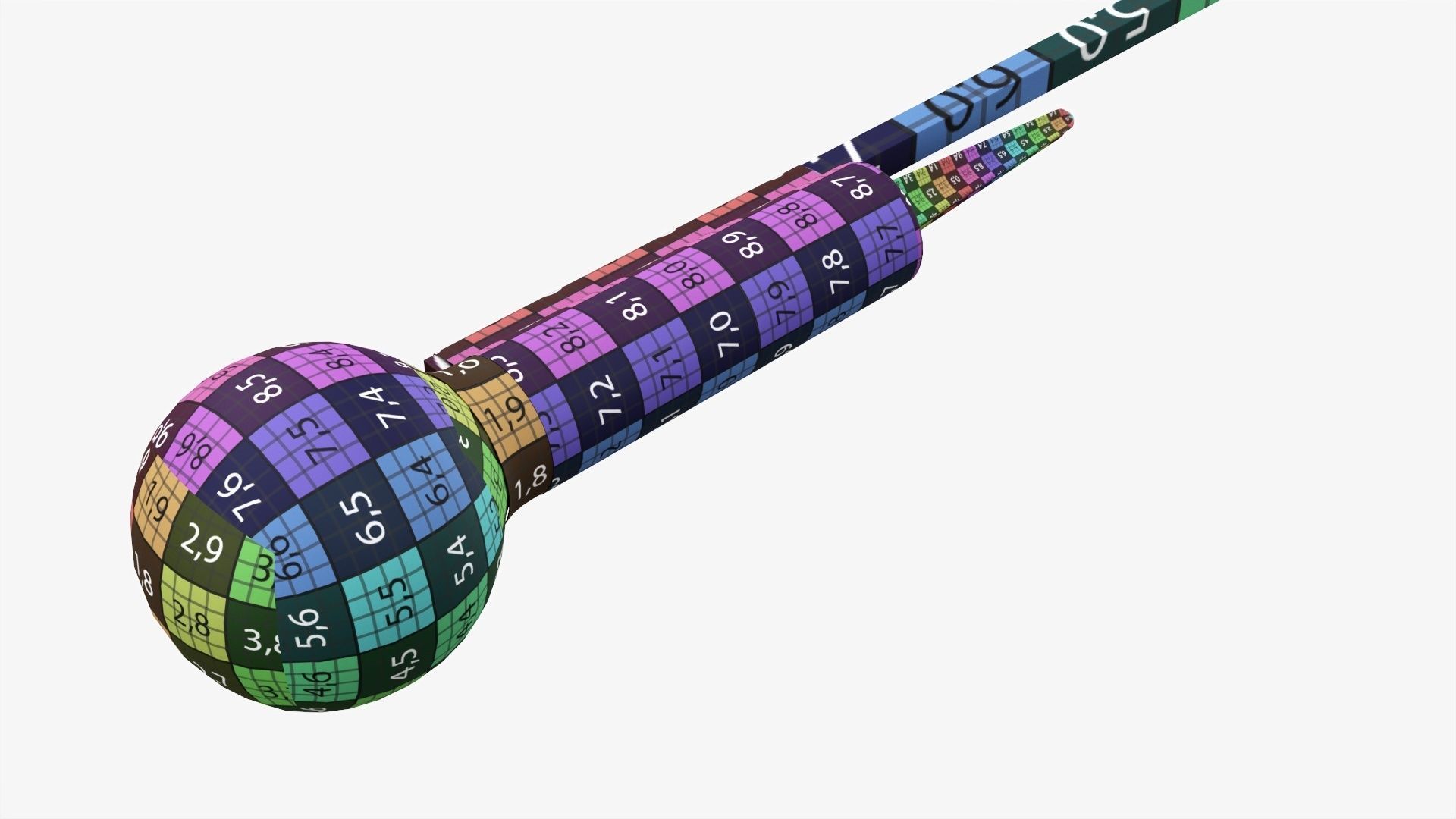 Rocket fireworks 02 3D model_11