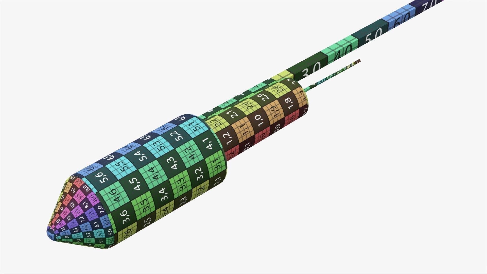 Rocket fireworks 03 3D model CGTrader