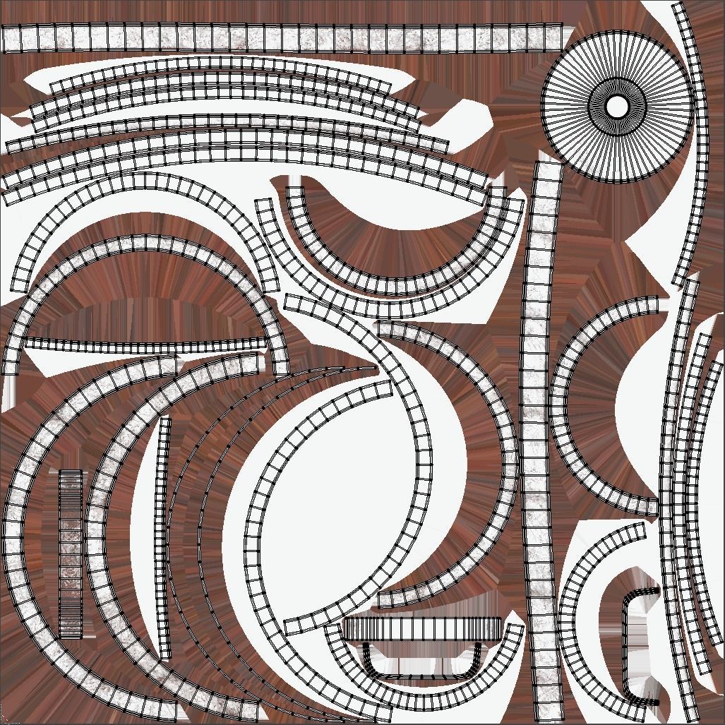 Garbage can Low-poly 3D model_6