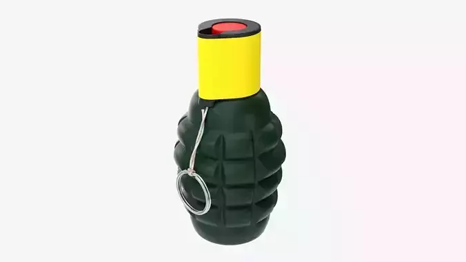 Smoke grenade fireworks  3D model