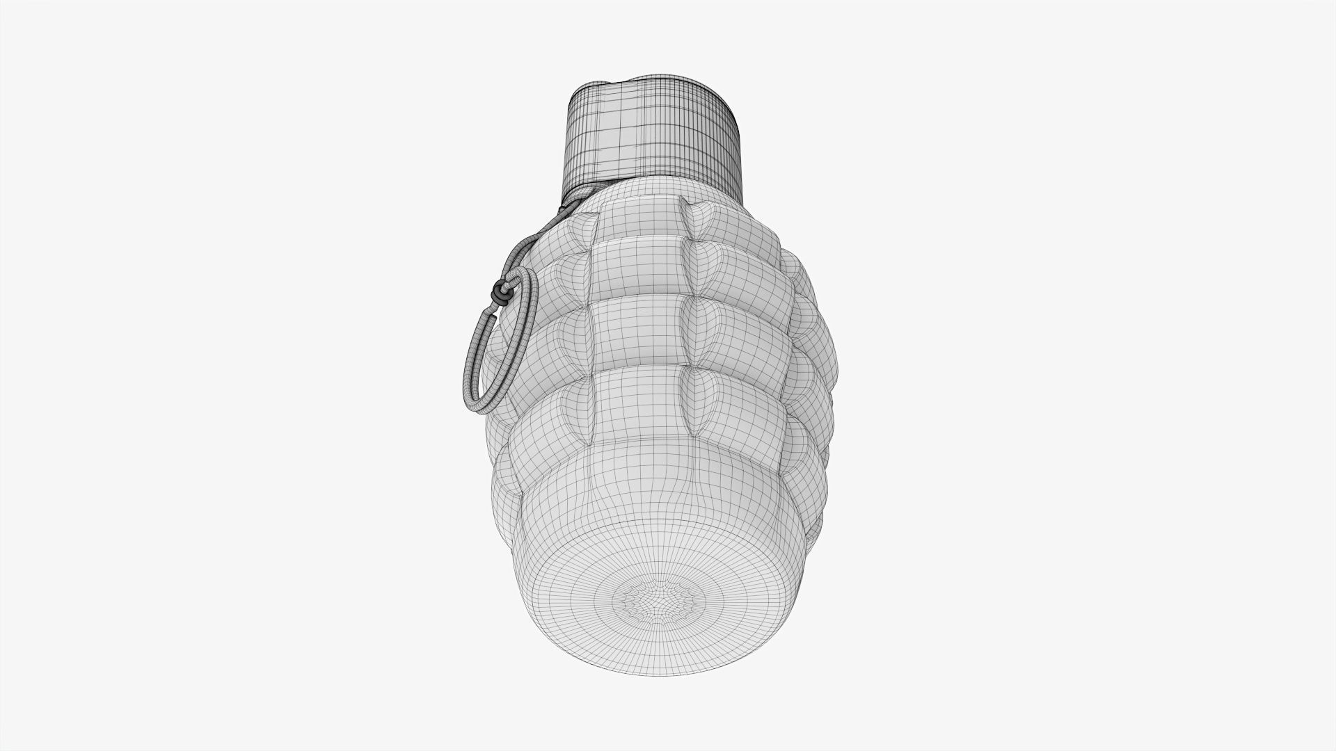 Smoke grenade fireworks  3D model_8