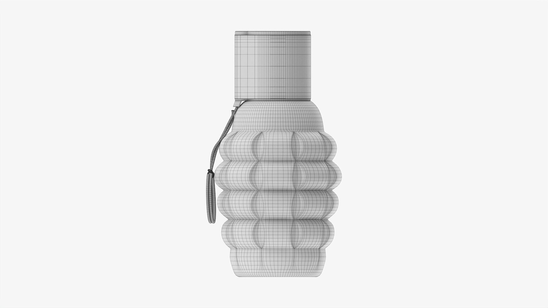 Smoke grenade fireworks  3D model_9