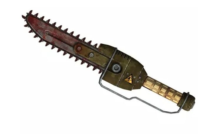 Fallout 3 Ripper Saw tactical wargaming 3D print model