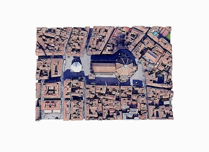 Florence Cathedral  Low-poly 3D model 5