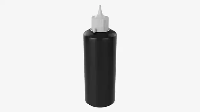 Hydrogen peroxide plastic bottle