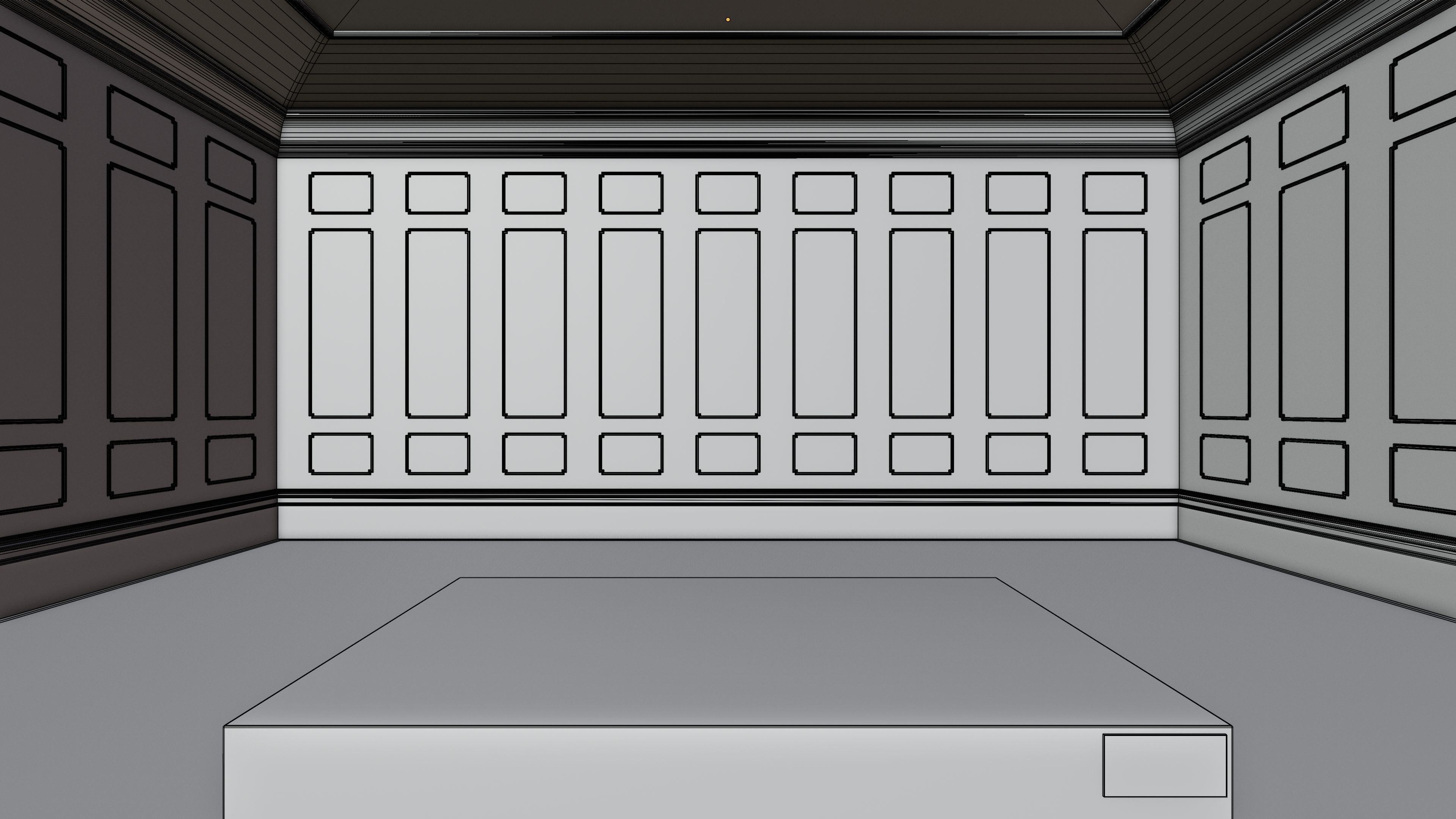 Art Museum Gallery Interior 8 - Textured - UE5 - Blender Low-poly 3D model_14