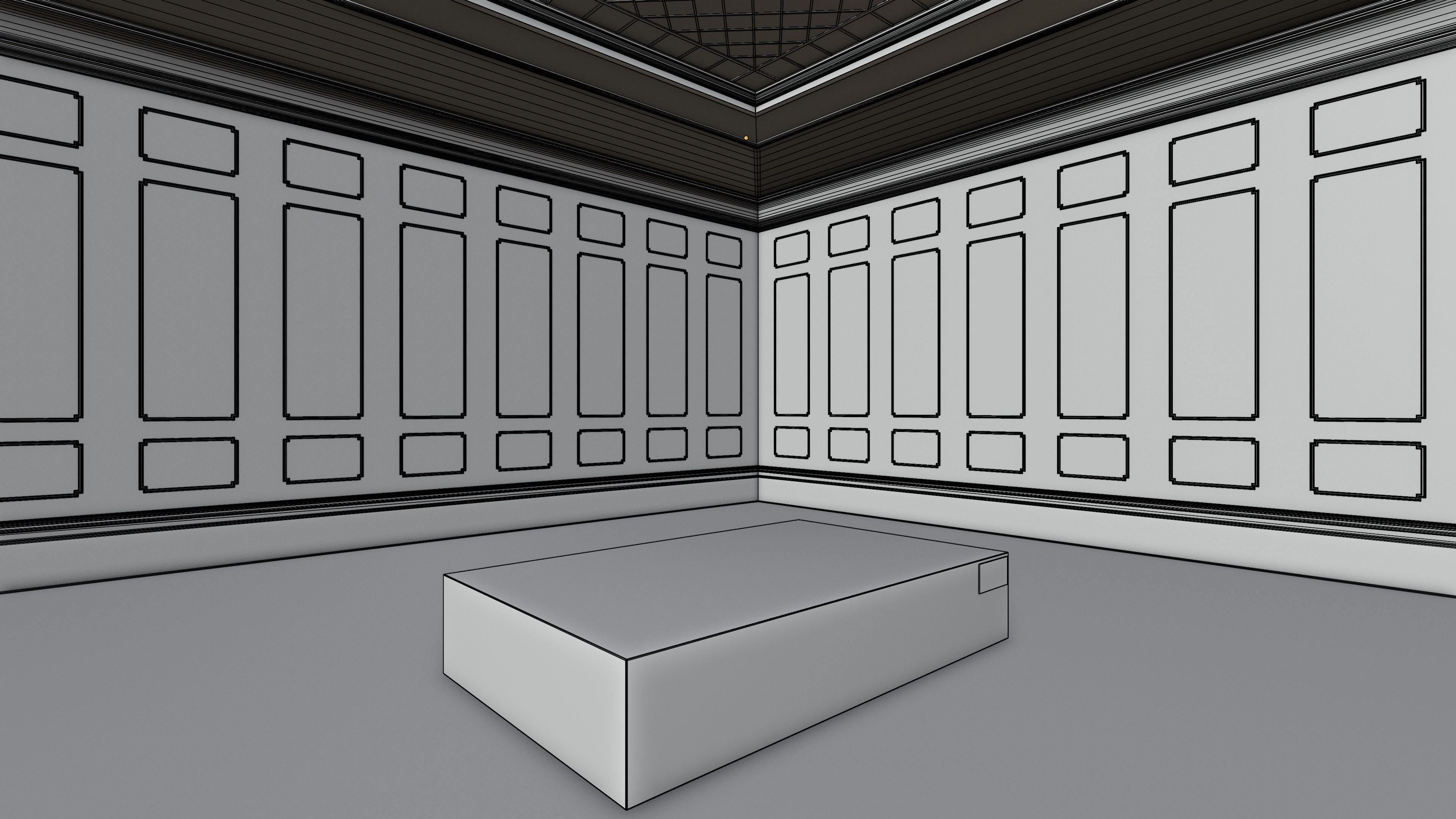 Art Museum Gallery Interior 8 - Textured - UE5 - Blender Low-poly 3D model_18