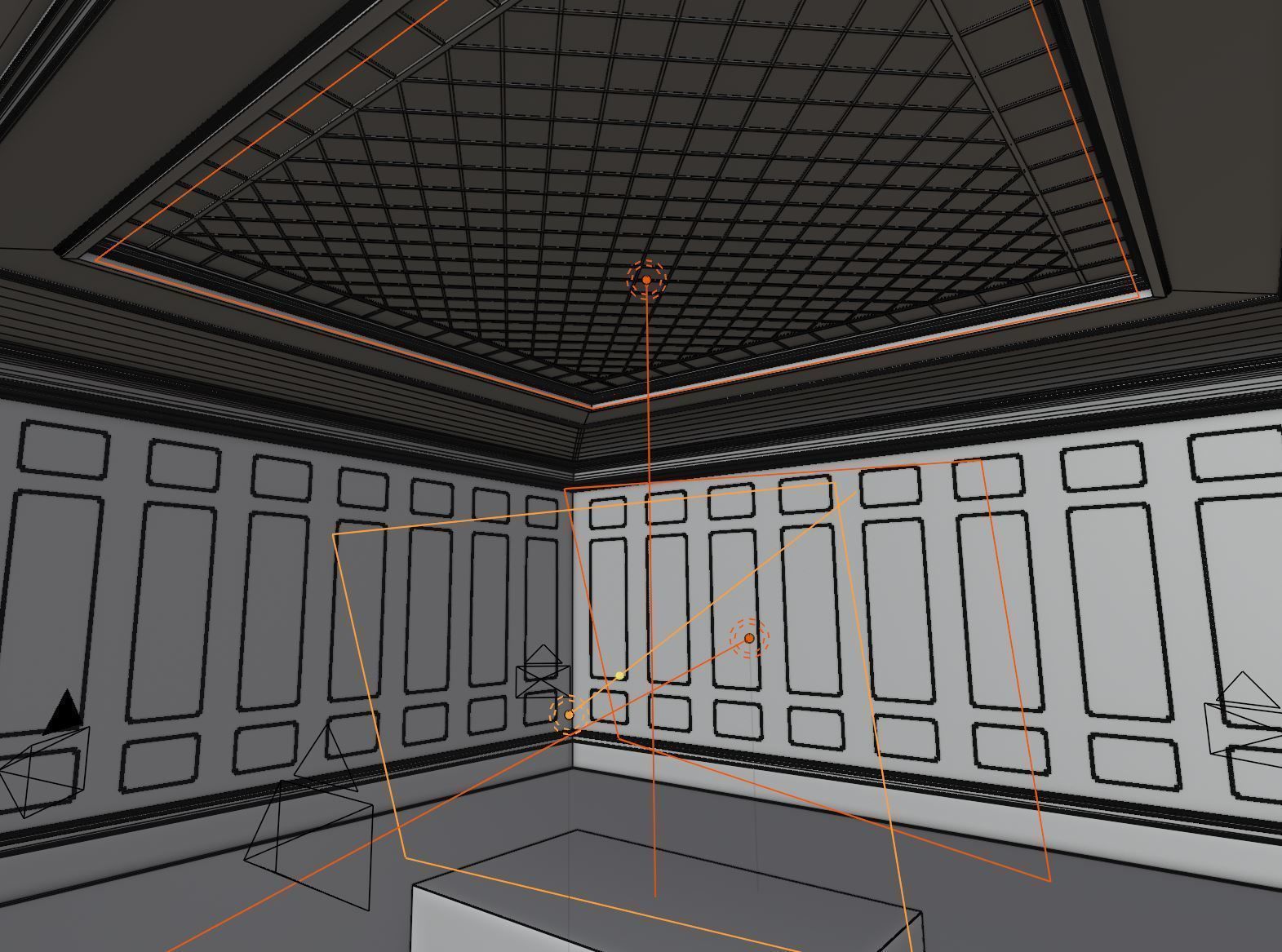 Art Museum Gallery Interior 8 - Textured - UE5 - Blender Low-poly 3D model_12