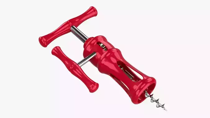 Rack and pinion modern corkscrew