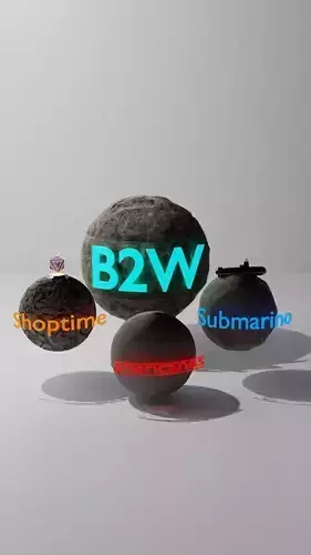 B2w ecommerce marketplace 3D model