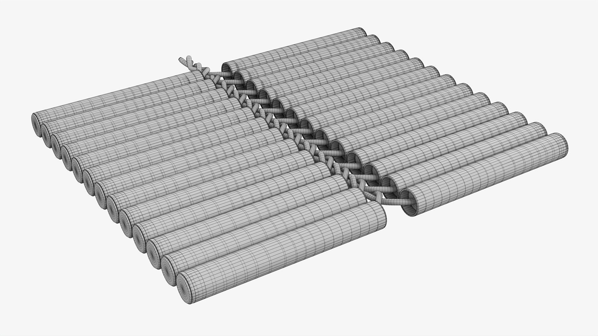 Petard chain small 3D model_7