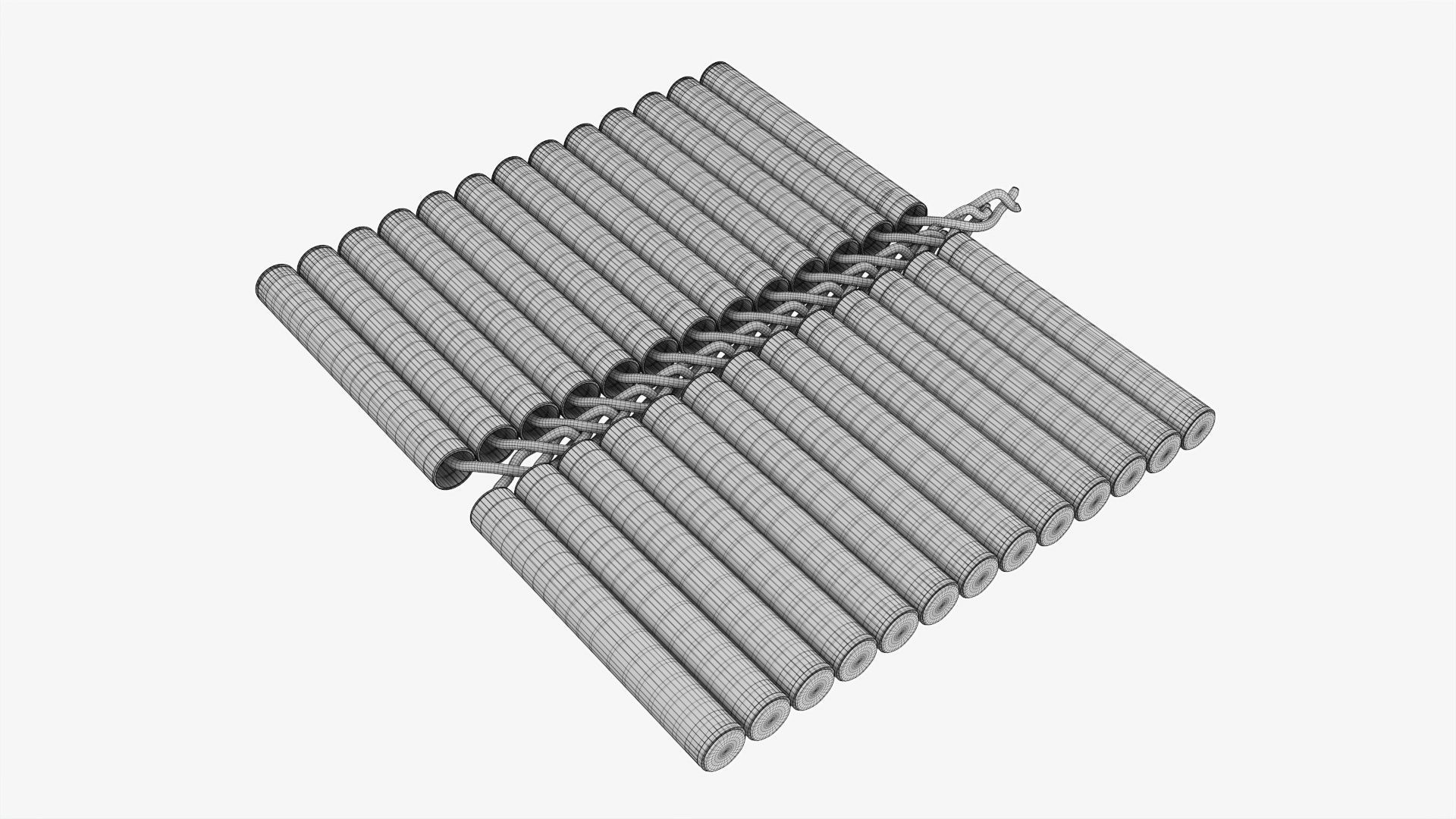 Petard chain small 3D model_6