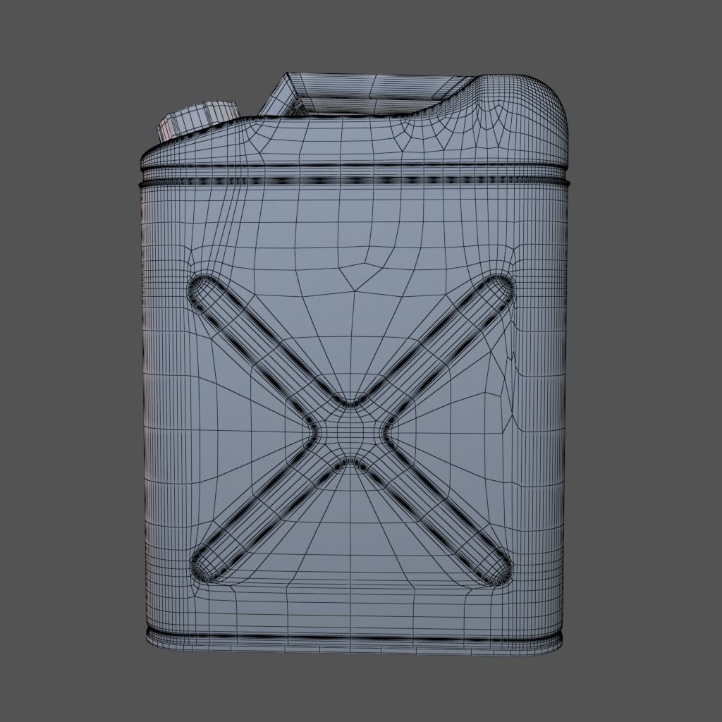 20 litre Jerry Can Fuel Container 3D model_9