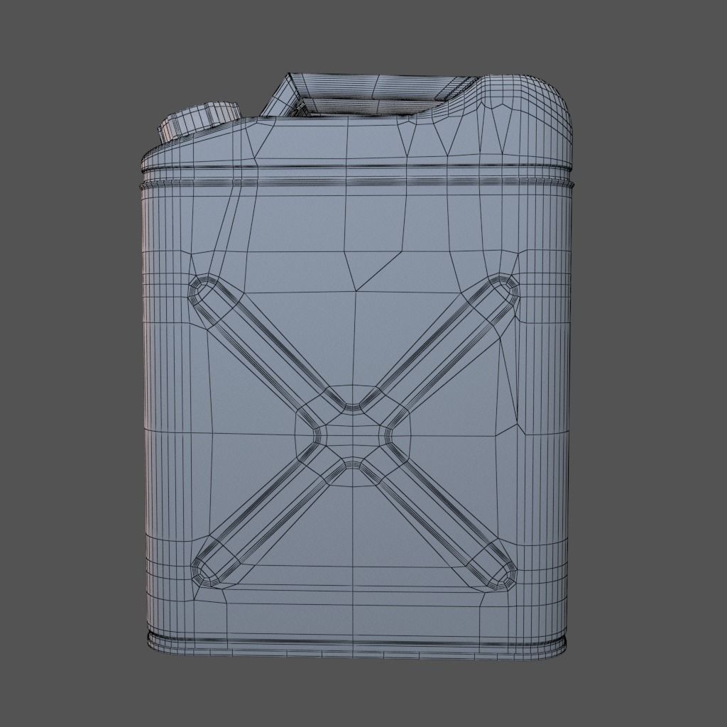 20 litre Jerry Can Fuel Container 3D model_8