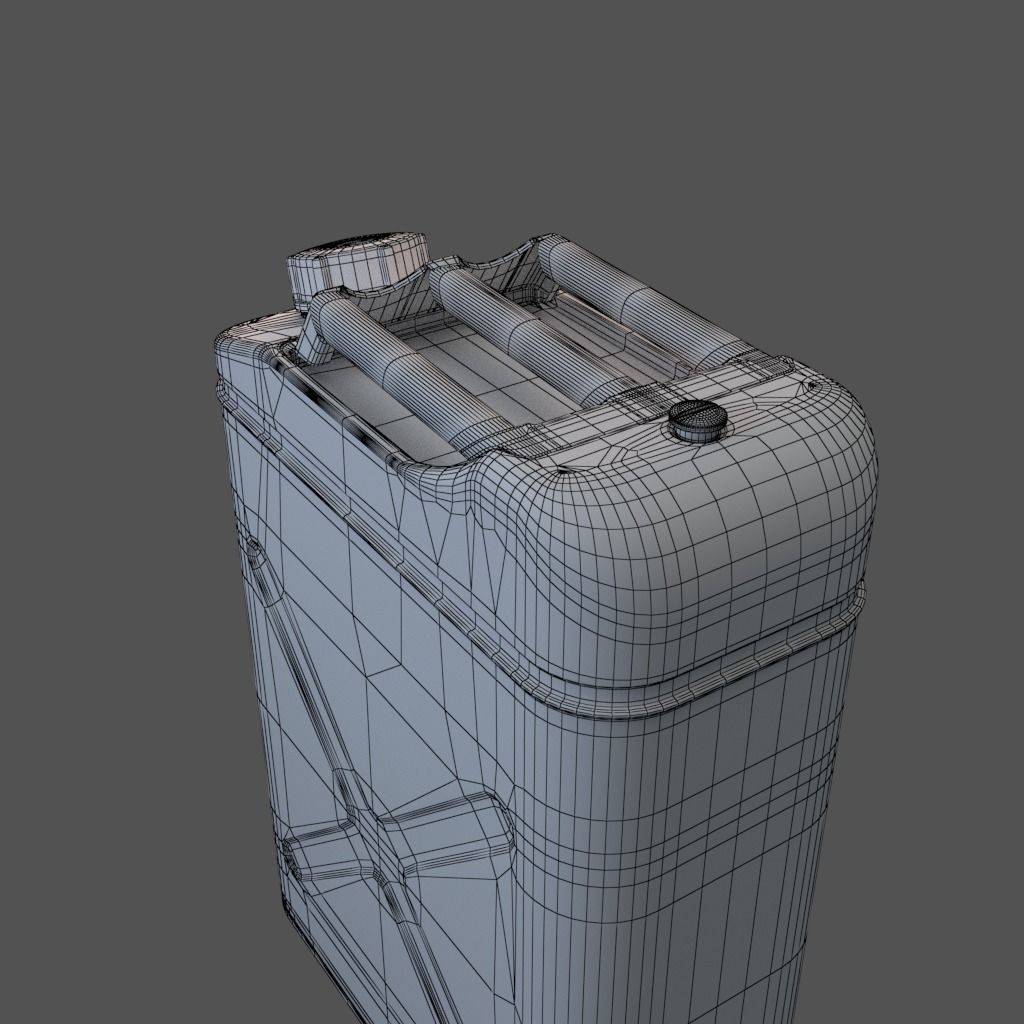 20 litre Jerry Can Fuel Container 3D model_10