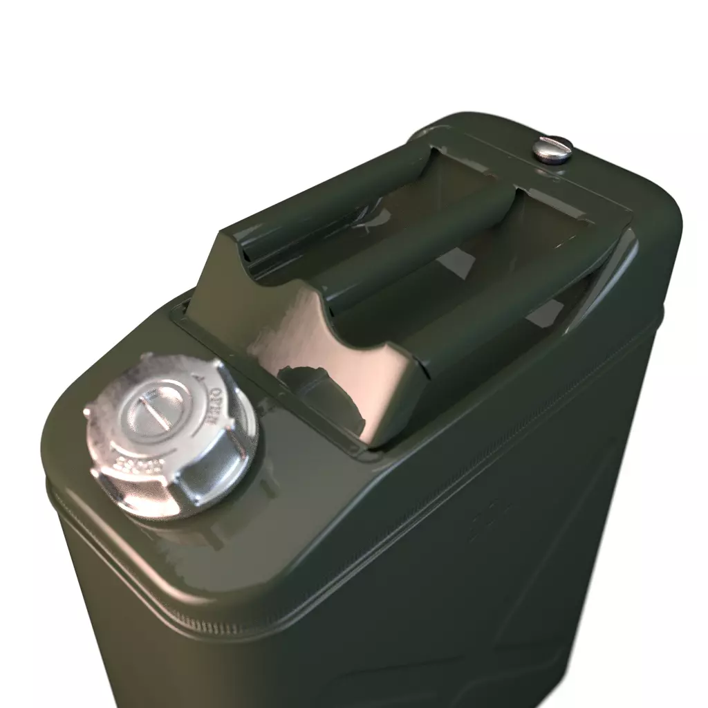 20 litre Jerry Can Fuel Container 3D model_0