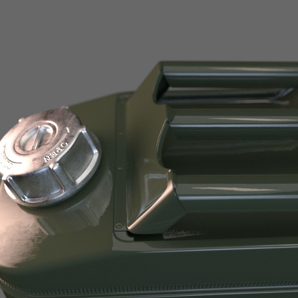 20 litre Jerry Can Fuel Container 3D model_5