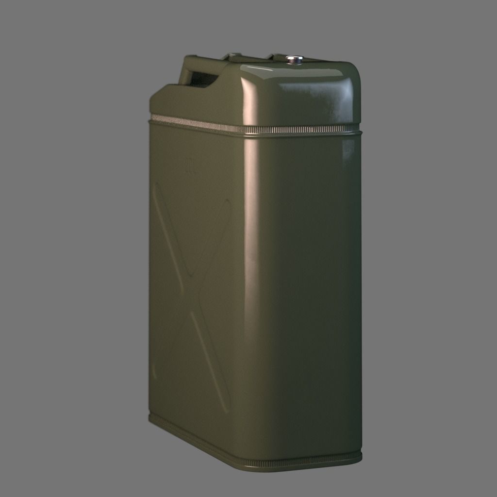 20 litre Jerry Can Fuel Container 3D model_17