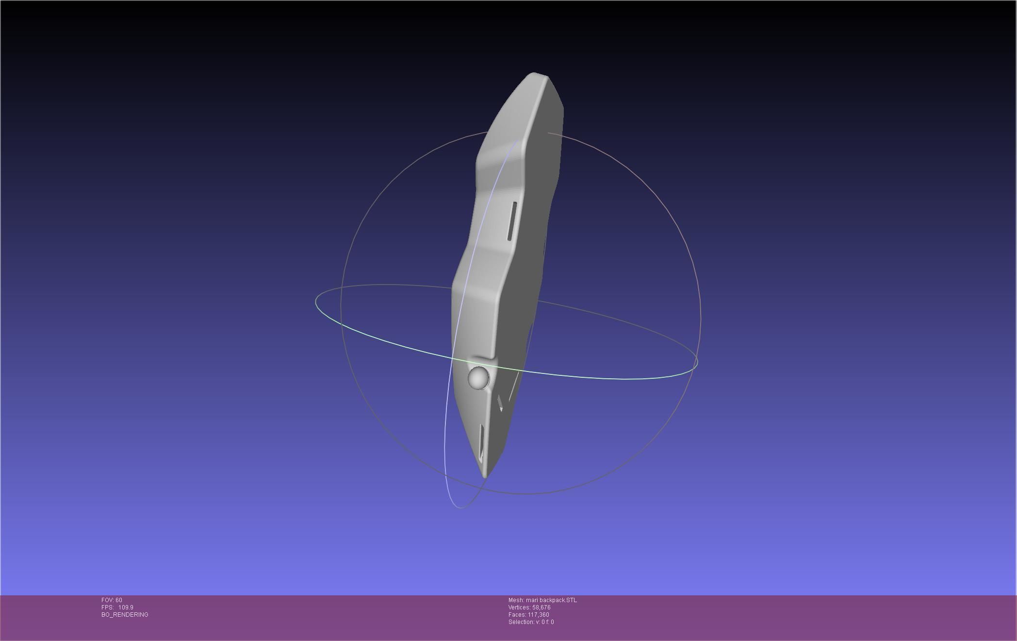 Evangelion Finale Mari Backpack 3D print model_19