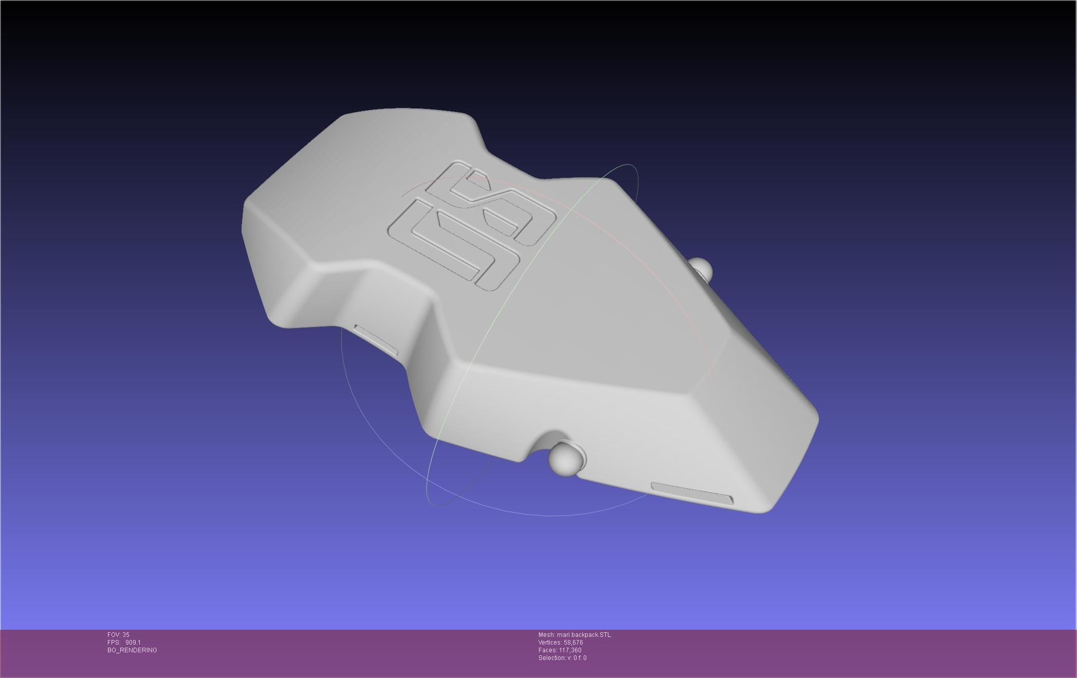 Evangelion Finale Mari Backpack 3D print model_57