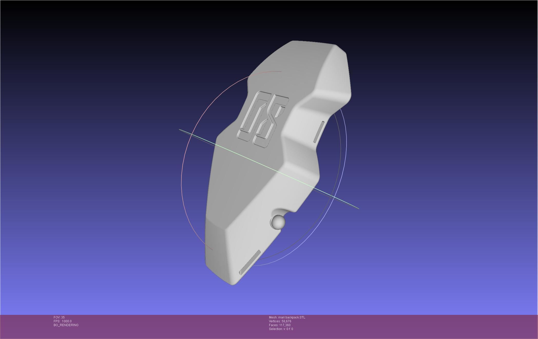 Evangelion Finale Mari Backpack 3D print model_54