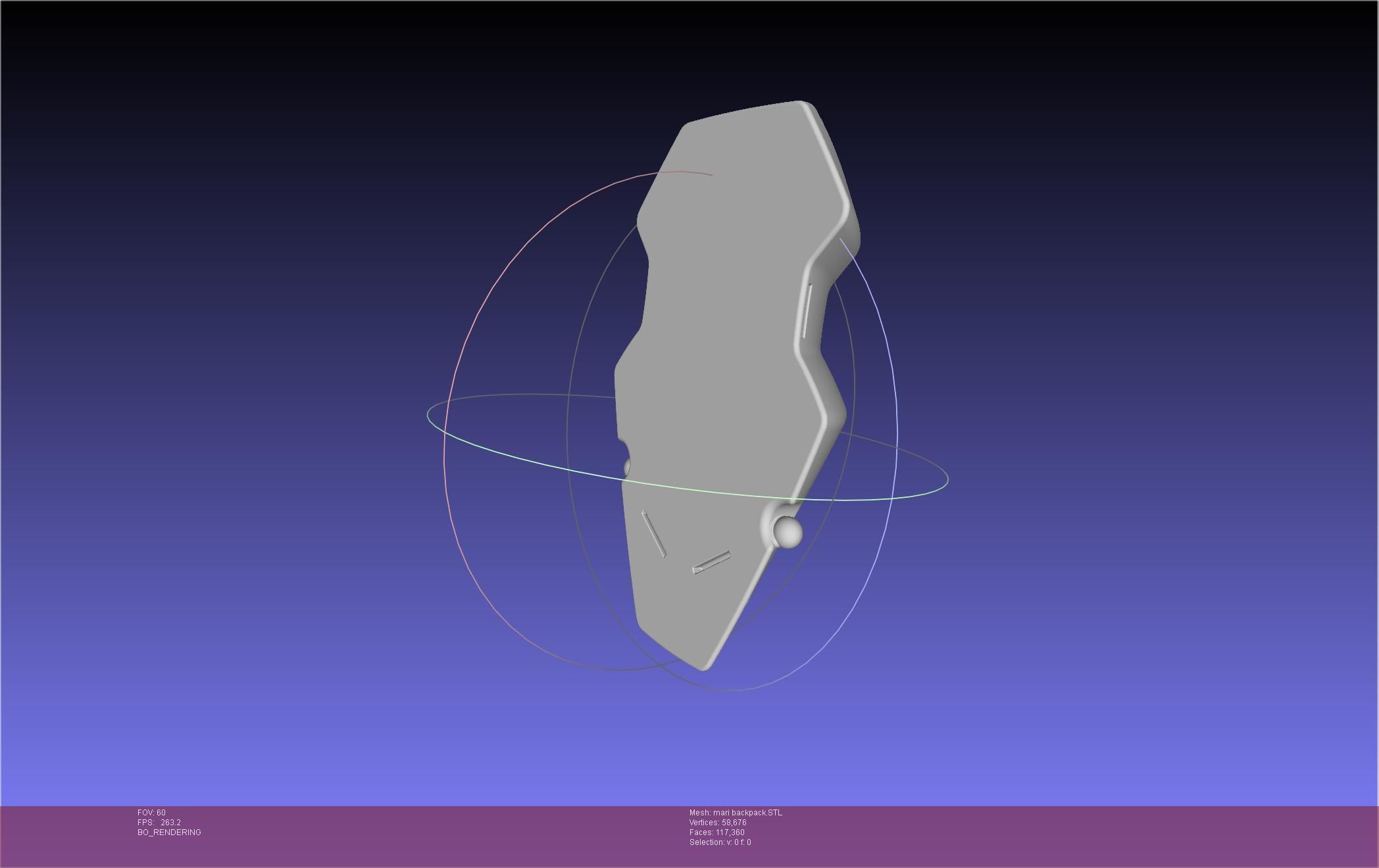 Evangelion Finale Mari Backpack 3D print model_17