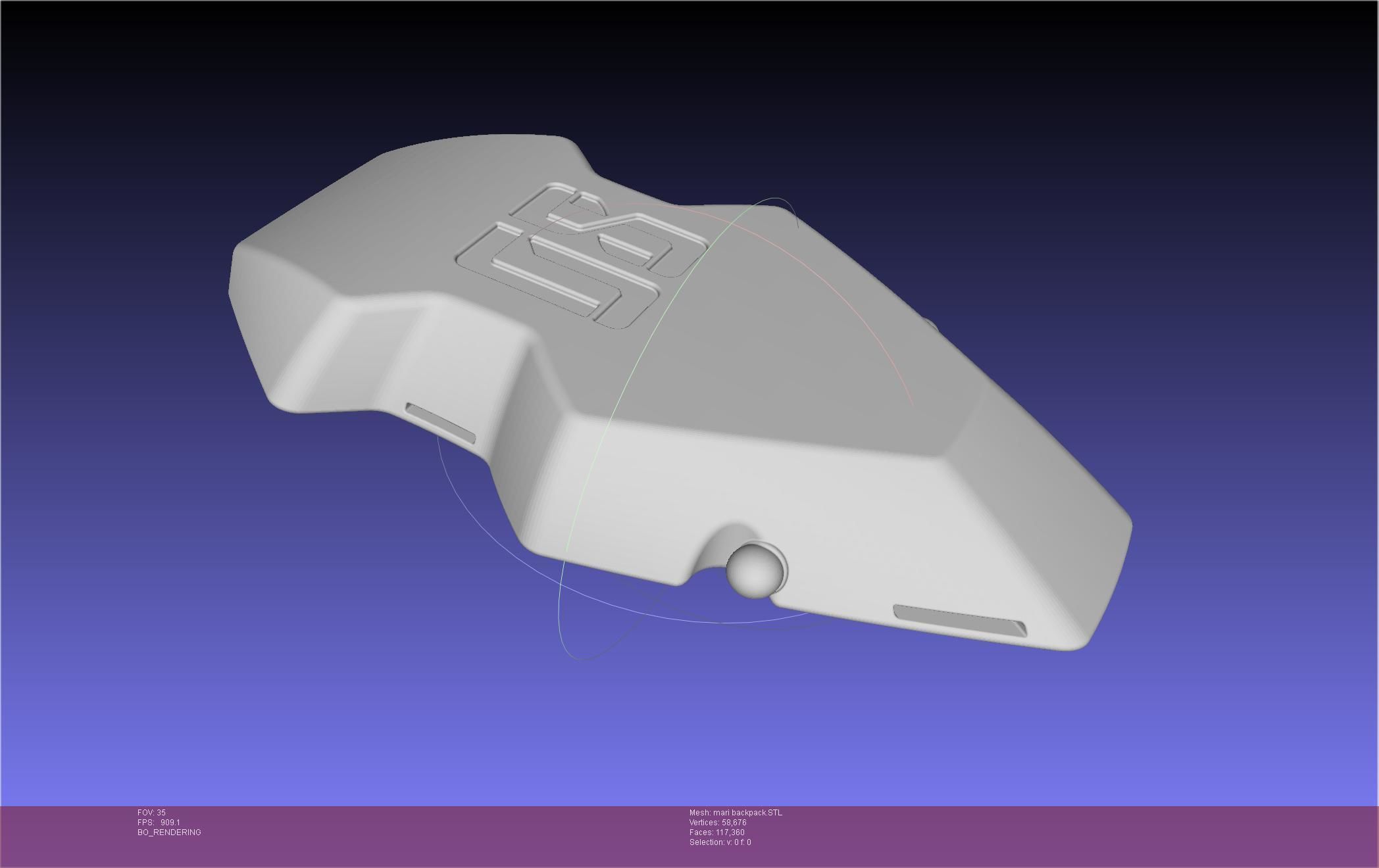 Evangelion Finale Mari Backpack 3D print model_58