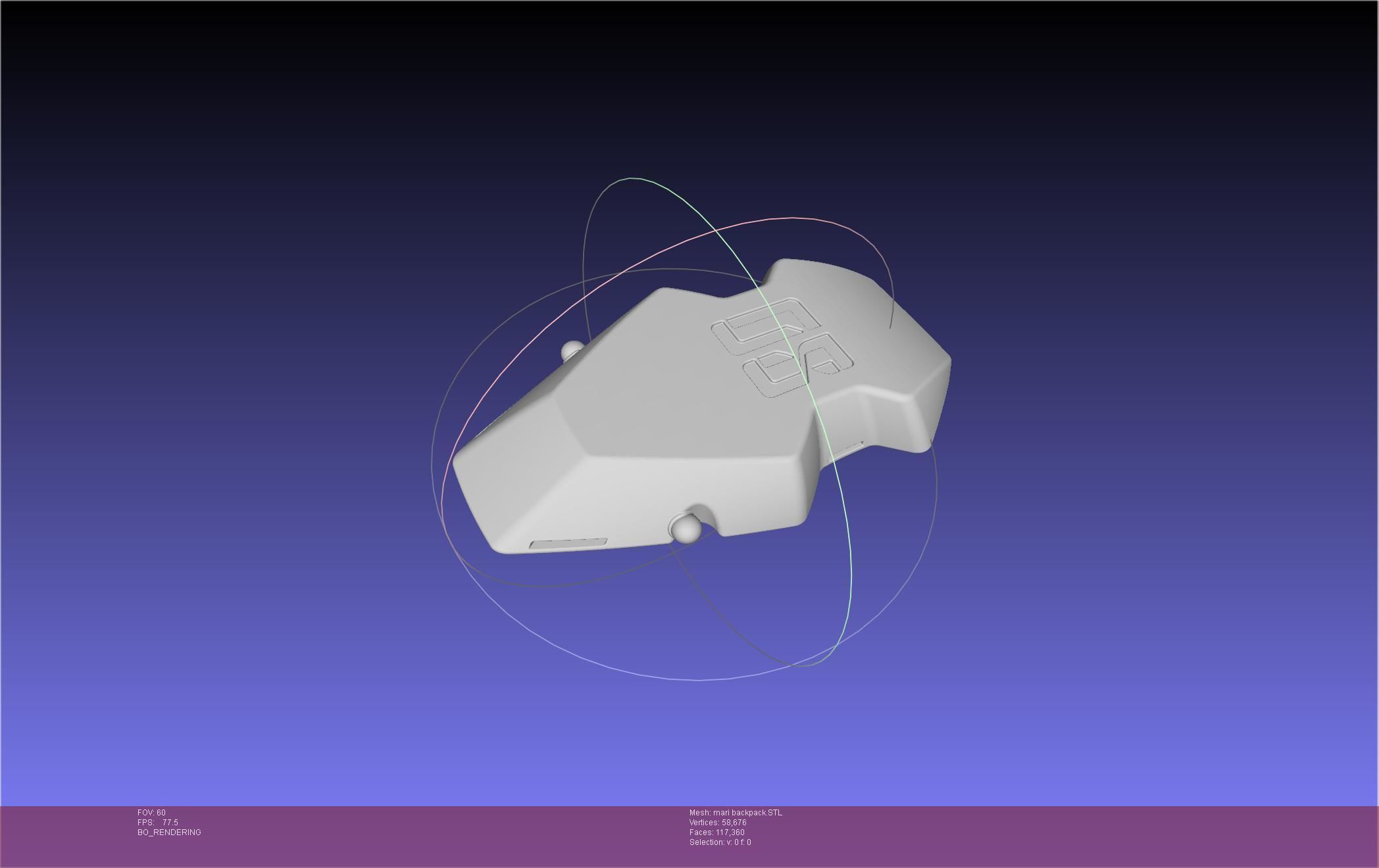 Evangelion Finale Mari Backpack 3D print model_10