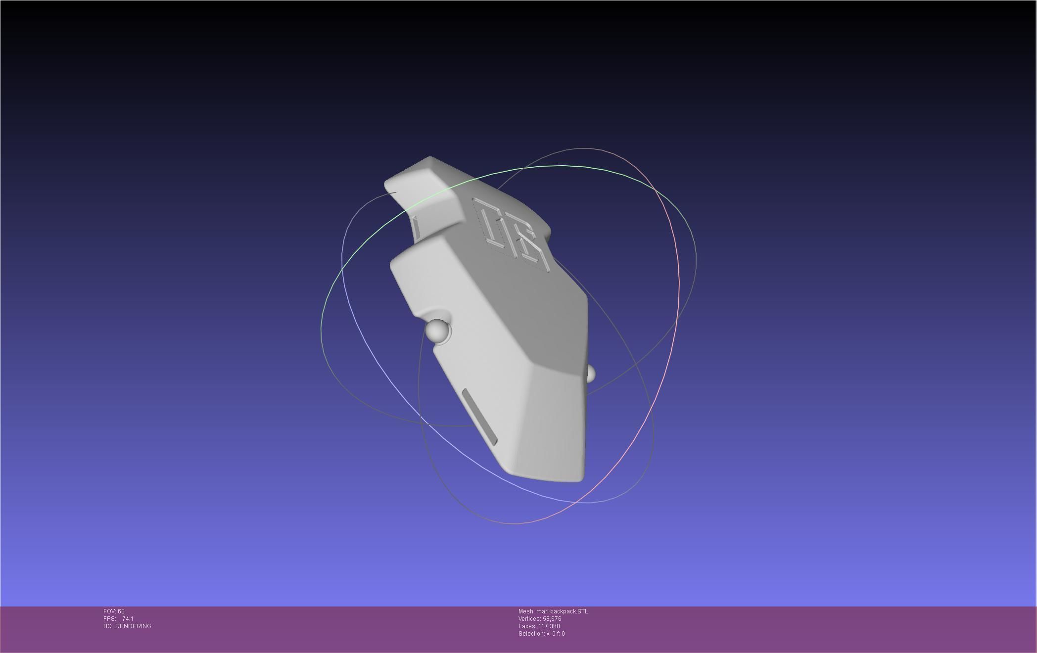 Evangelion Finale Mari Backpack 3D print model_11