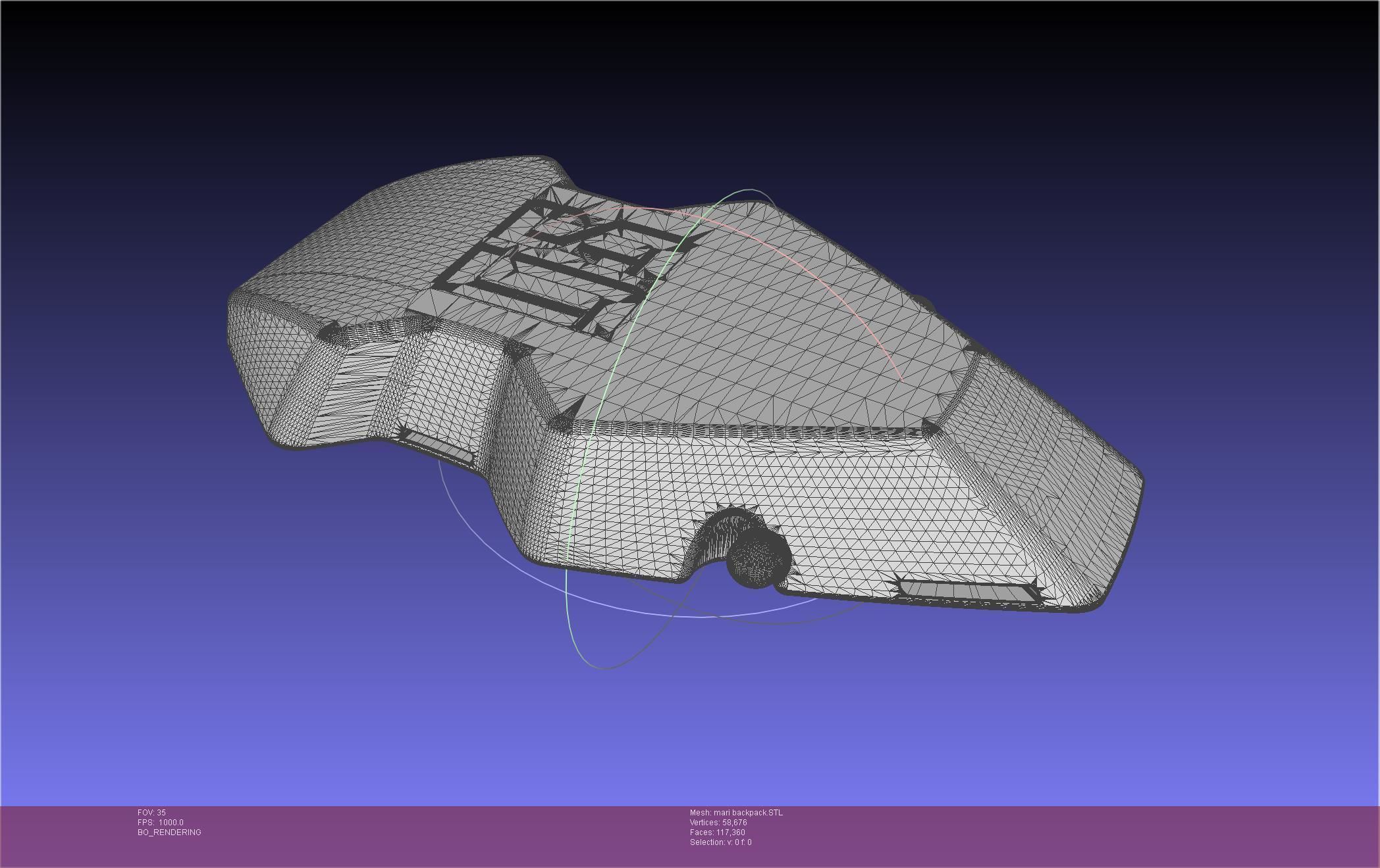 Evangelion Finale Mari Backpack 3D print model_46