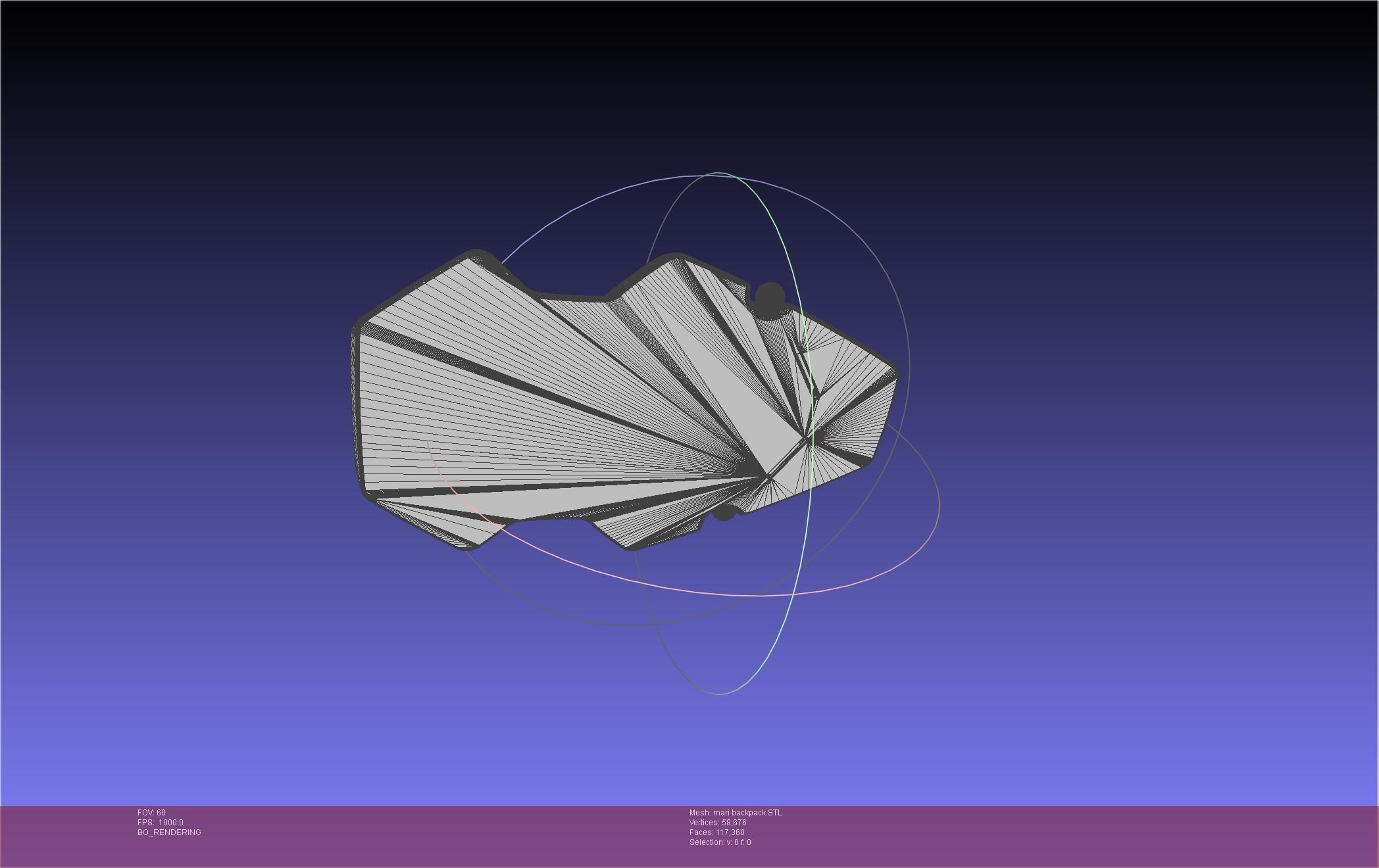 Evangelion Finale Mari Backpack 3D print model_35