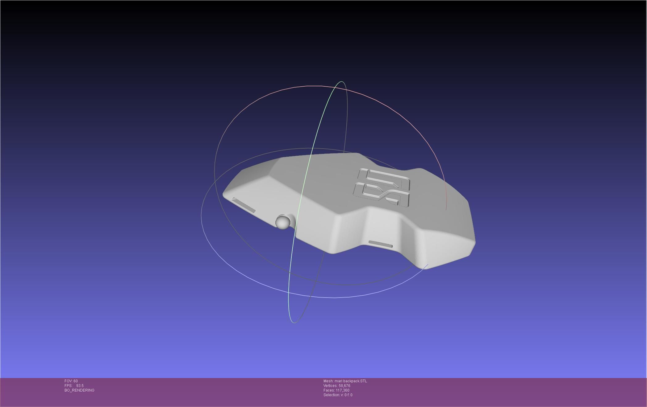 Evangelion Finale Mari Backpack 3D print model_9