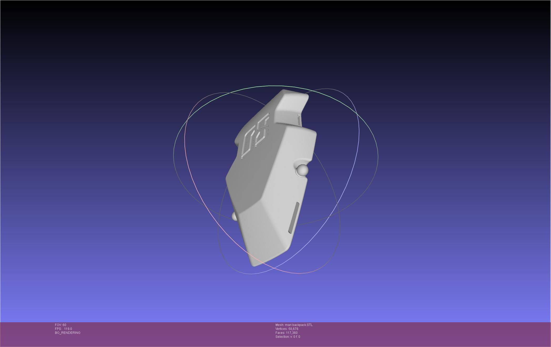 Evangelion Finale Mari Backpack 3D print model_15