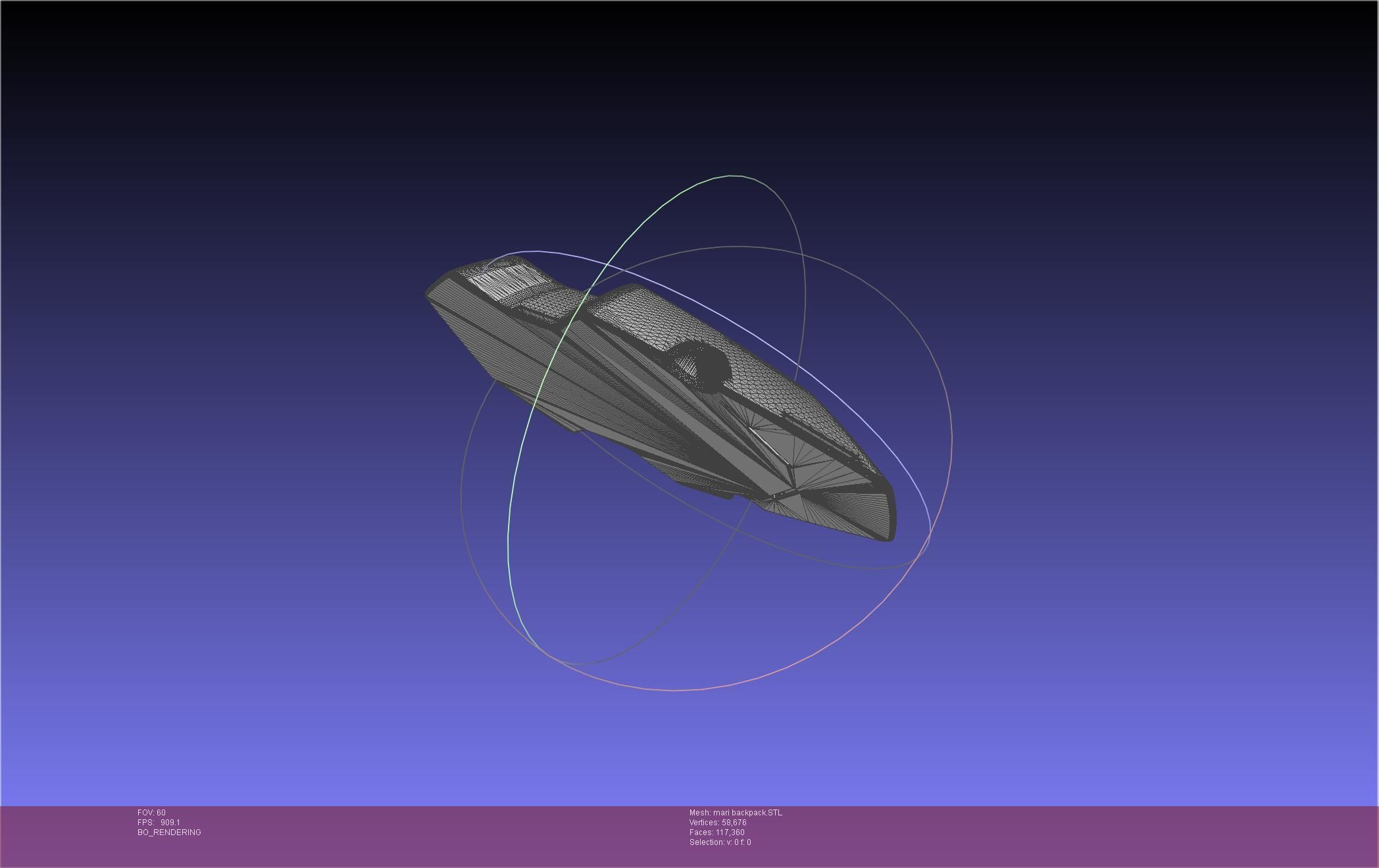 Evangelion Finale Mari Backpack 3D print model_36