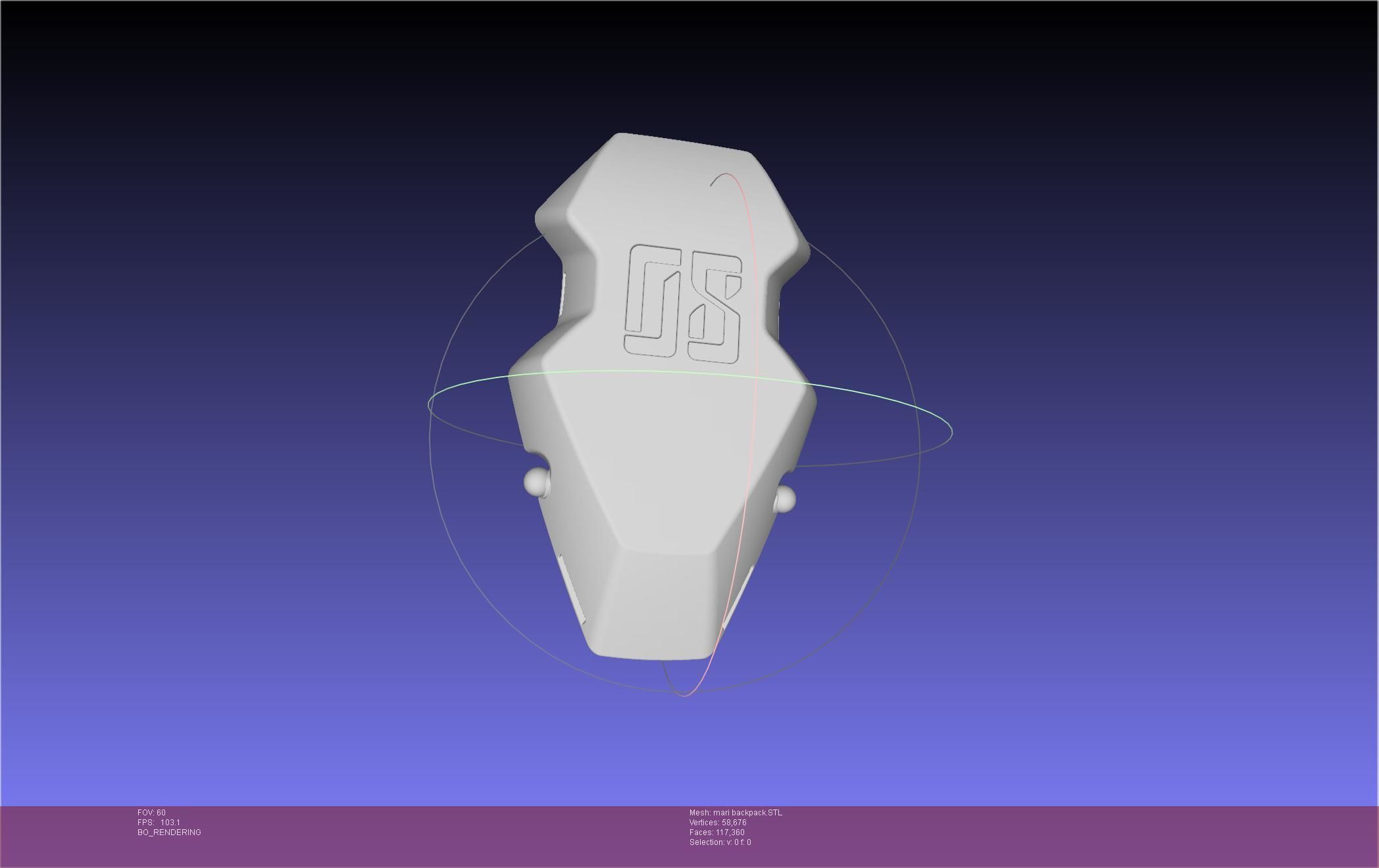 Evangelion Finale Mari Backpack 3D print model_20