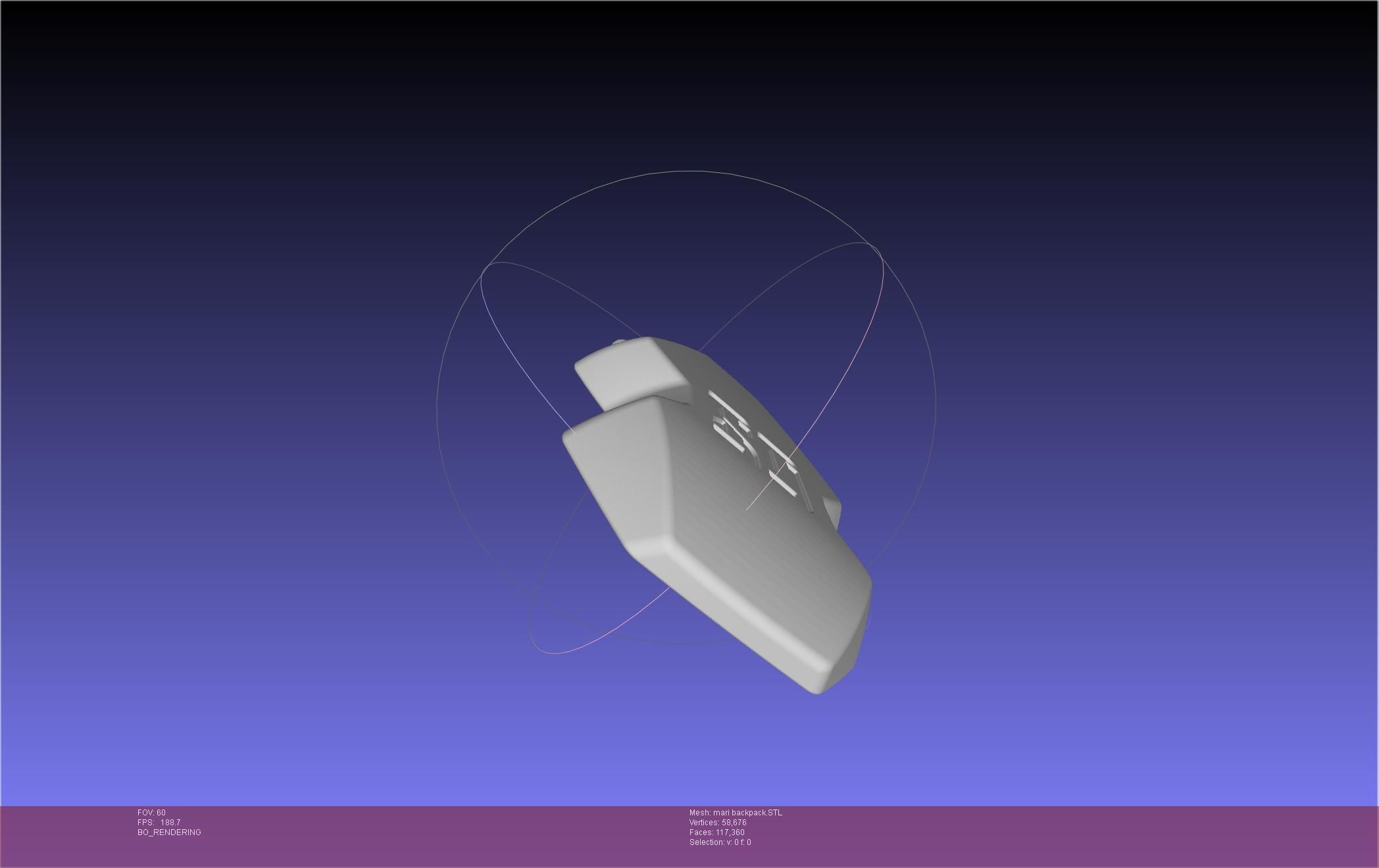 Evangelion Finale Mari Backpack 3D print model_22