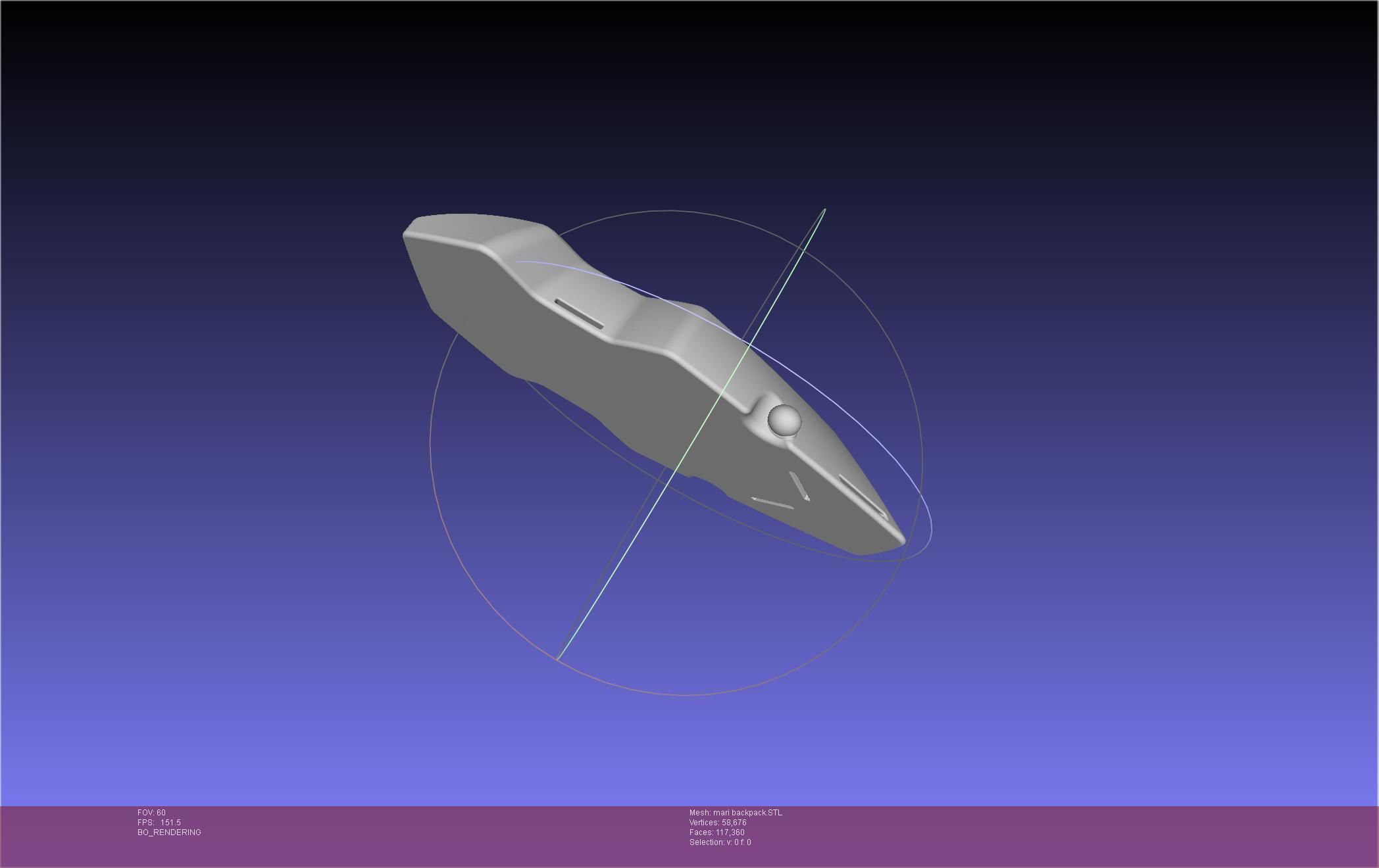 Evangelion Finale Mari Backpack 3D print model_12